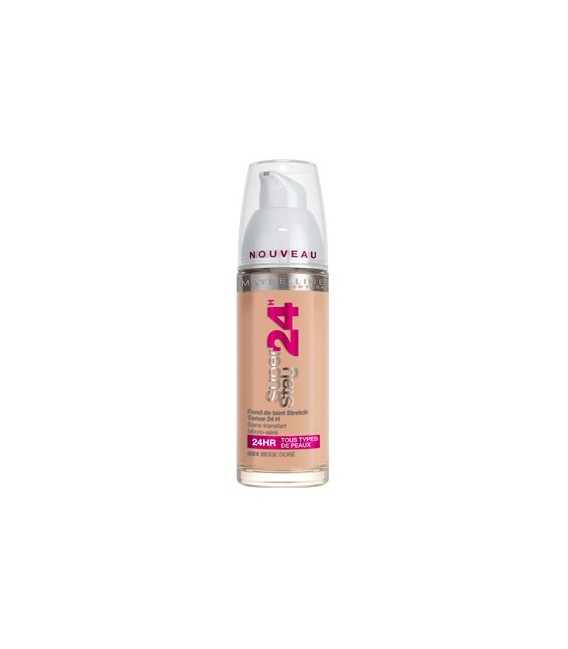 Fond de Teint Liquide Gemey Maybelline Superstay 24h n°10 Ivoire